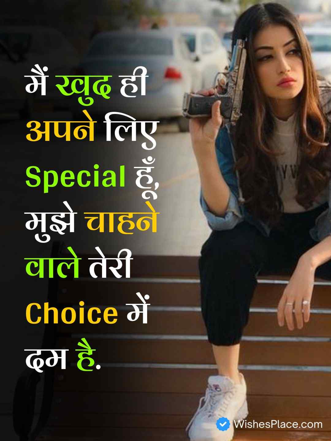 Attitude Shayari Image For Girl In Hindi​_2